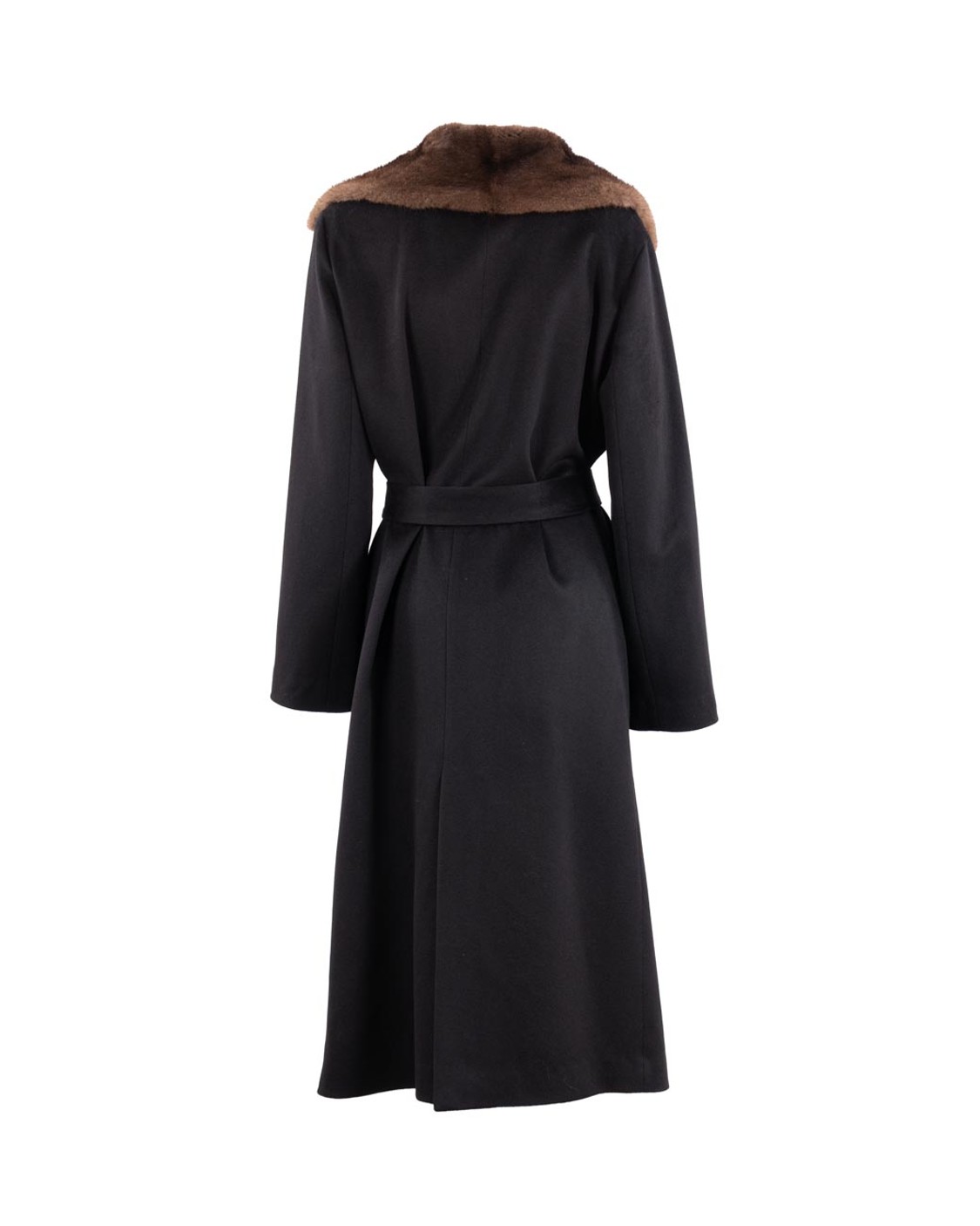 shop SIMONETTA RAVIZZA  Cappotto: Simonetta Ravizza cappotto in cashmere Loro Piana con collo in visone.
Cintura in vita.
Tasche laterali.
Collo in visone.
Vestibilità regolare.
Composizione: 100% Cashmere.
Composizione collo: 100% Visone.
Made in Italy.. TILLY-001 number 6933622